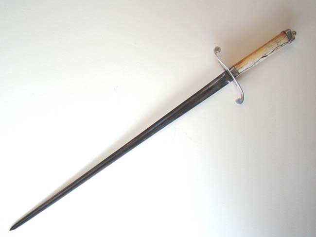 A Silver Mounted Napoleonic Period British Naval 'Fighting' Dirk with 14" blade and made in 1805 — image 2